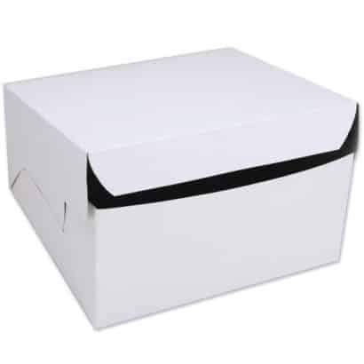 Shop premium paper cake boxes available in classic plain and transparent window designs. Sizes range from 6x6 to 12x12 inches (perfect for half to 2+ kg cakes).
